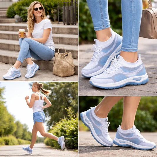 Zapatos correctores casuales en colores combinados