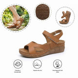Sandalias antideslizantes y transpirables: con soporte para el arco del pie, que alivia el dolor; ligeras y con amortiguación.
