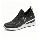 Zapatillas casuales versá tiles con strass
