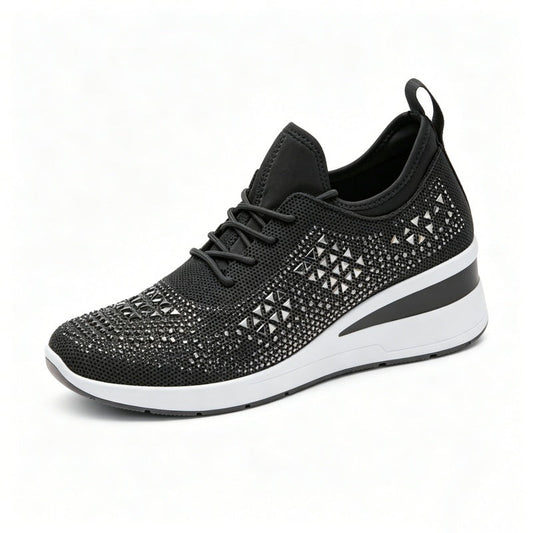 Zapatillas casuales versá tiles con strass