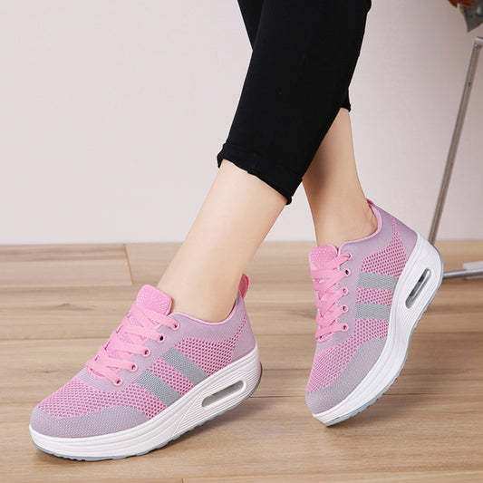 Zapatillas deportivas ortopédicas de malla — con soporte del arco y amortiguación protectora para las rodillas