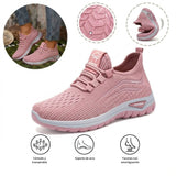 Zapatillas deportivas ortopédicas de malla: con soporte para el arco, alivian el dolor; amortiguación suave.