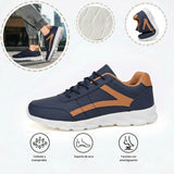 Zapatos ortopédicos cómodos: con soporte para el arco del pie, que alivian el dolor; ligeros, con amortiguación y exterior de piel impermeable.