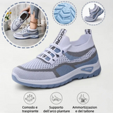 Zapatos correctores casuales en colores combinados