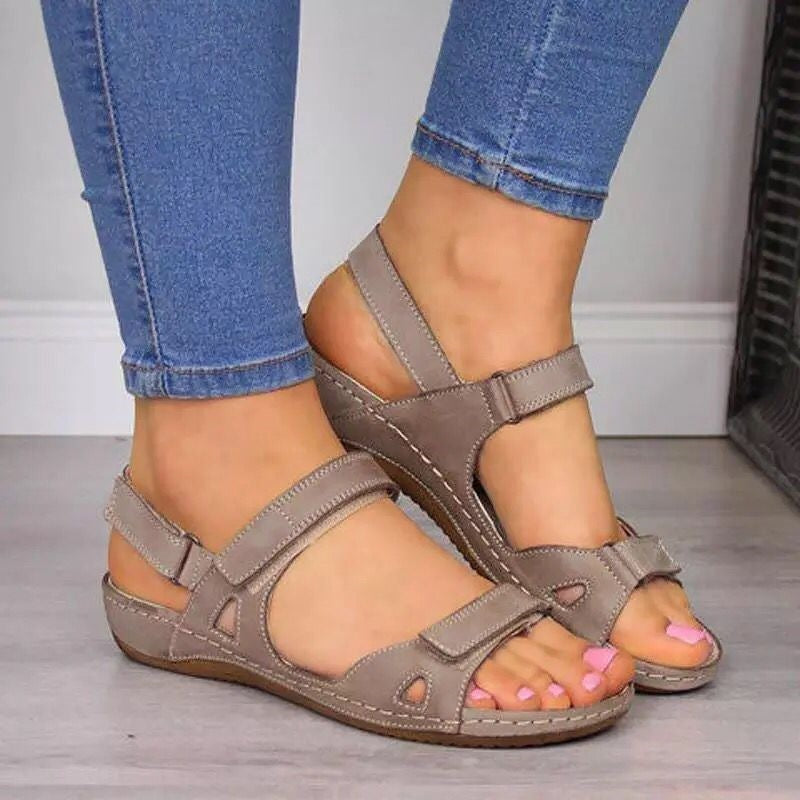 Sandalias ortopédicas ergonómicas — Con soporte para el arco que ayuda a aliviar el dolor de pies, estabilizar el talón y reducir la inestabilidad al caminar