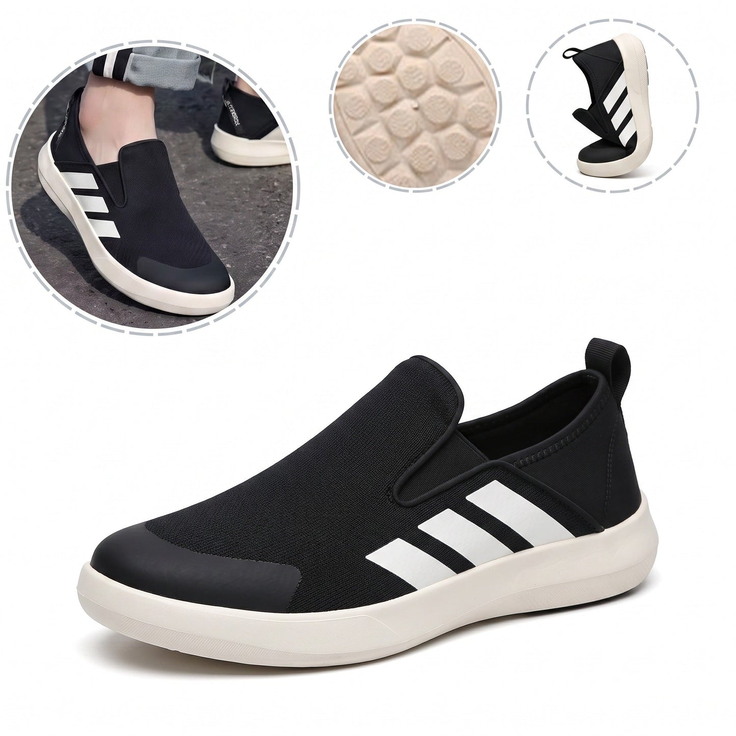 Zapatillas deportivas ergonómicas con plantillas ortopédicas: soporte para el arco plantar que alivia el dolor de pies, estabiliza el talón y reduce la presión sobre las articulaciones