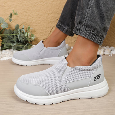 Zapatos ortopédicos de malla de estilo casual — con soporte para el arco plantar, fáciles de poner y quitar