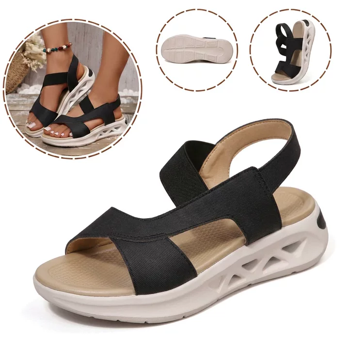 Sandalias antideslizantes y transpirables: con soporte para el arco del pie, que alivia el dolor; suaves y amortiguadoras.
