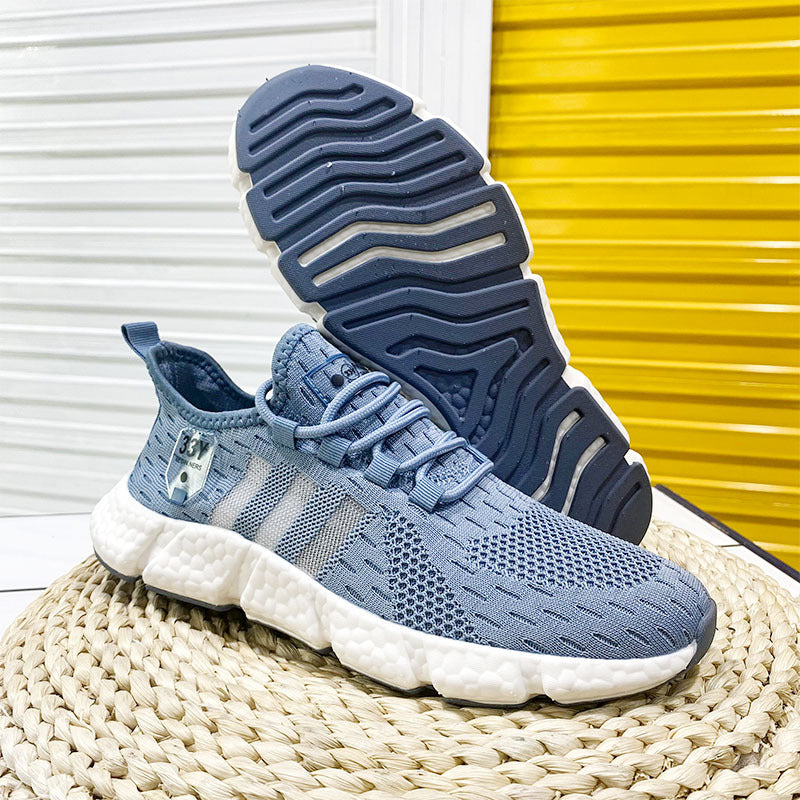Zapatillas deportivas ortopédicas de malla: con soporte para el arco del pie, que alivia el dolor; amortiguación suave.