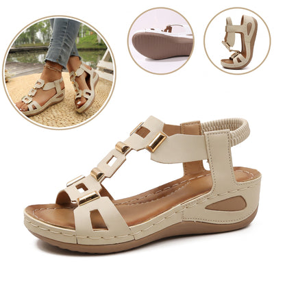 Sandalias ortopédicas ergonómicas — Con soporte para el arco que ayuda a aliviar el dolor de pies, estabilizar el talón y reducir la inestabilidad al caminar