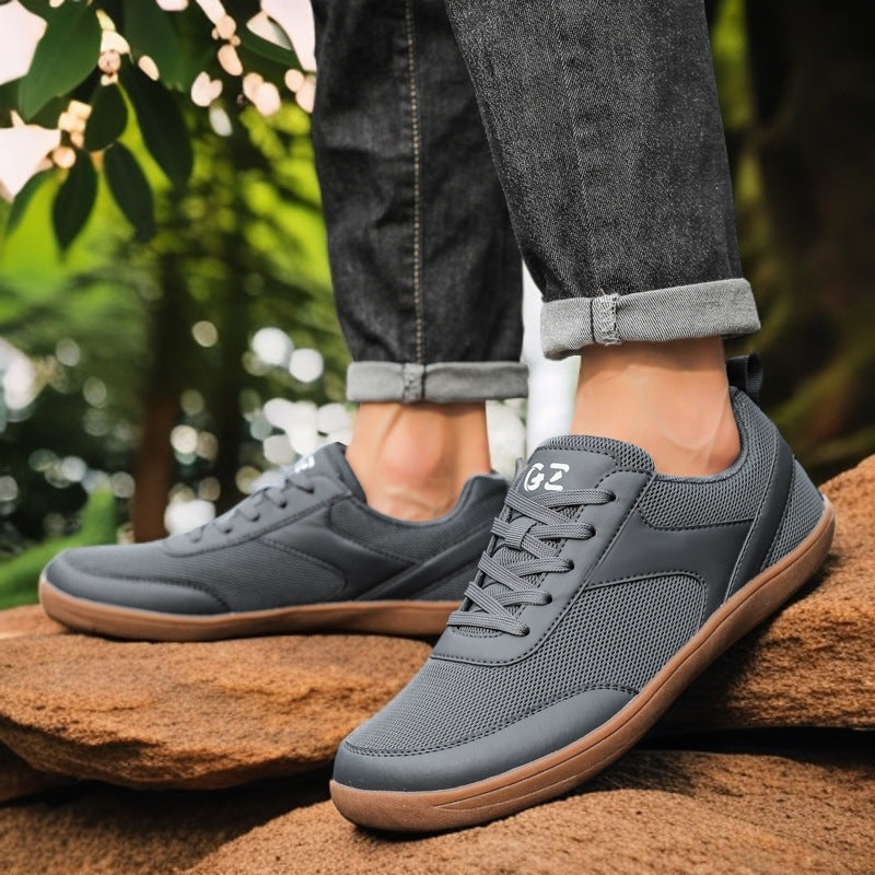 Zapatillas deportivas ortopédicas de malla: con soporte para el arco del pie, que alivia el dolor; amortiguación suave.