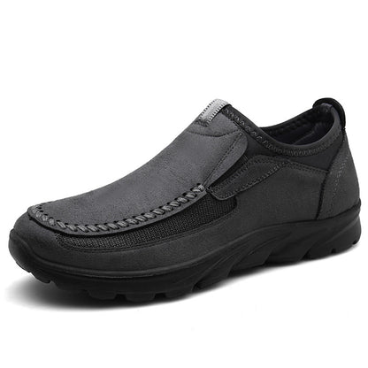 Zapatos ortopédicos cómodos: soporte ergonómico del arco plantar que alivia el dolor; horma ancha que no aprieta el pie.
