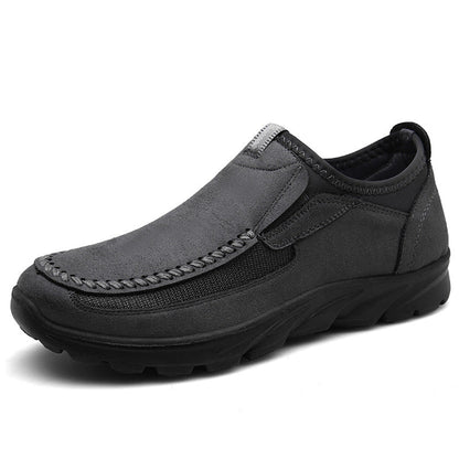 Zapatos ortopédicos cómodos: soporte ergonómico del arco plantar que alivia el dolor; horma ancha que no aprieta el pie.