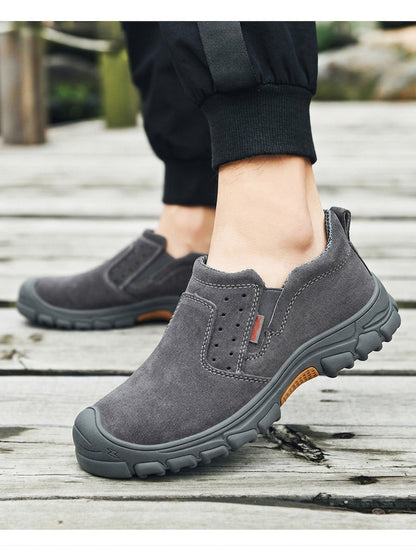 Zapatos ortopédicos de ante cómodos: suaves y cómodos, con una sujeción excelente. Alivian el dolor de pies.