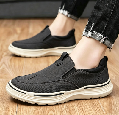 Zapatos ortopédicos cómodos de ante: con soporte para el arco plantar, que alivian el dolor; recomendados por podólogos