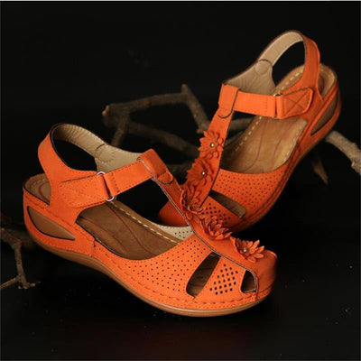 Sandalias con protección para los dedos: con soporte para el arco plantar, que alivia el dolor; ligeras y con amortiguación.