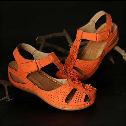 Sandalias con protección para los dedos: con soporte para el arco plantar, que alivia el dolor; ligeras y con amortiguación.