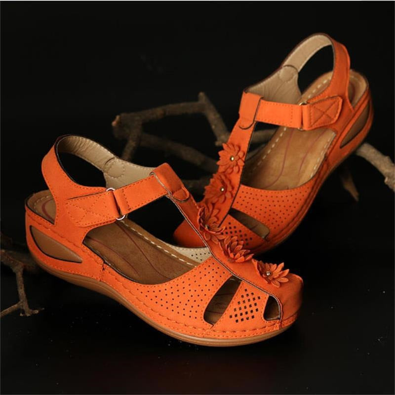 Sandalias con protección para los dedos: con soporte para el arco plantar, que alivia el dolor; ligeras y con amortiguación.