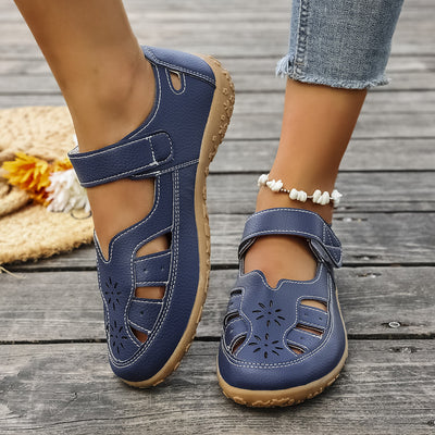 Sandalias con protección para los dedos: con soporte para el arco plantar, que alivia el dolor; ligeras y con amortiguación.