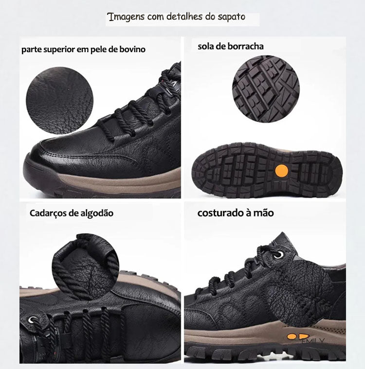 🔥Oferta por tempo limitado hoje: 70 % popust!  ⏰  - Calçado casual ZAPIEERS®, - Sapatos ortopédicos com design ergonómico - Couro premium + costura manual 👞