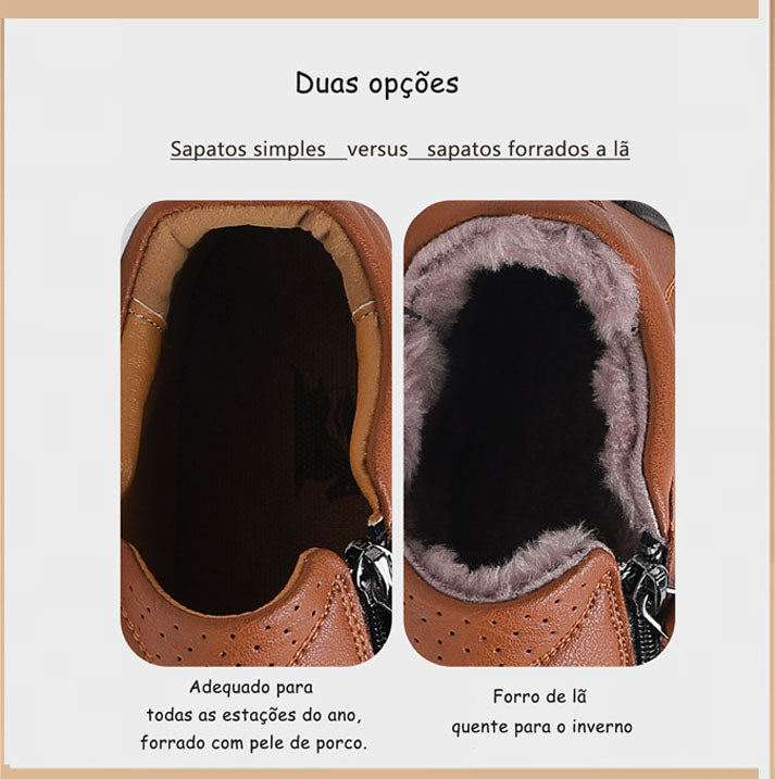 🔥Oferta por tempo limitado hoje: 70 % popust!  ⏰  - Calçado casual ZAPIEERS®, - Sapatos ortopédicos com design ergonómico - Couro premium + costura manual 👞