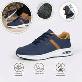Zapatos ortopédicos cómodos: con soporte para el arco del pie, que alivian el dolor; ligeros, con amortiguación y exterior de piel impermeable.