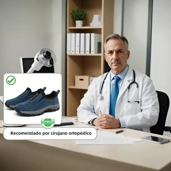 Zapatos ortopédicos cómodos para el día a día