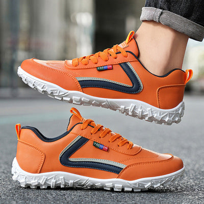 Zapatos ortopédicos cómodos: con soporte para el arco del pie, que alivian el dolor; ligeros, con amortiguación y exterior de piel impermeable.