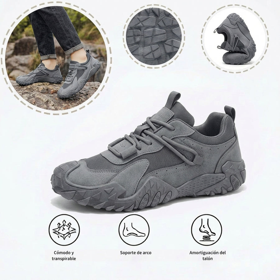 Calzado ortopédico para senderismo al aire libre — con soporte para el arco plantar para caminar con comodidad