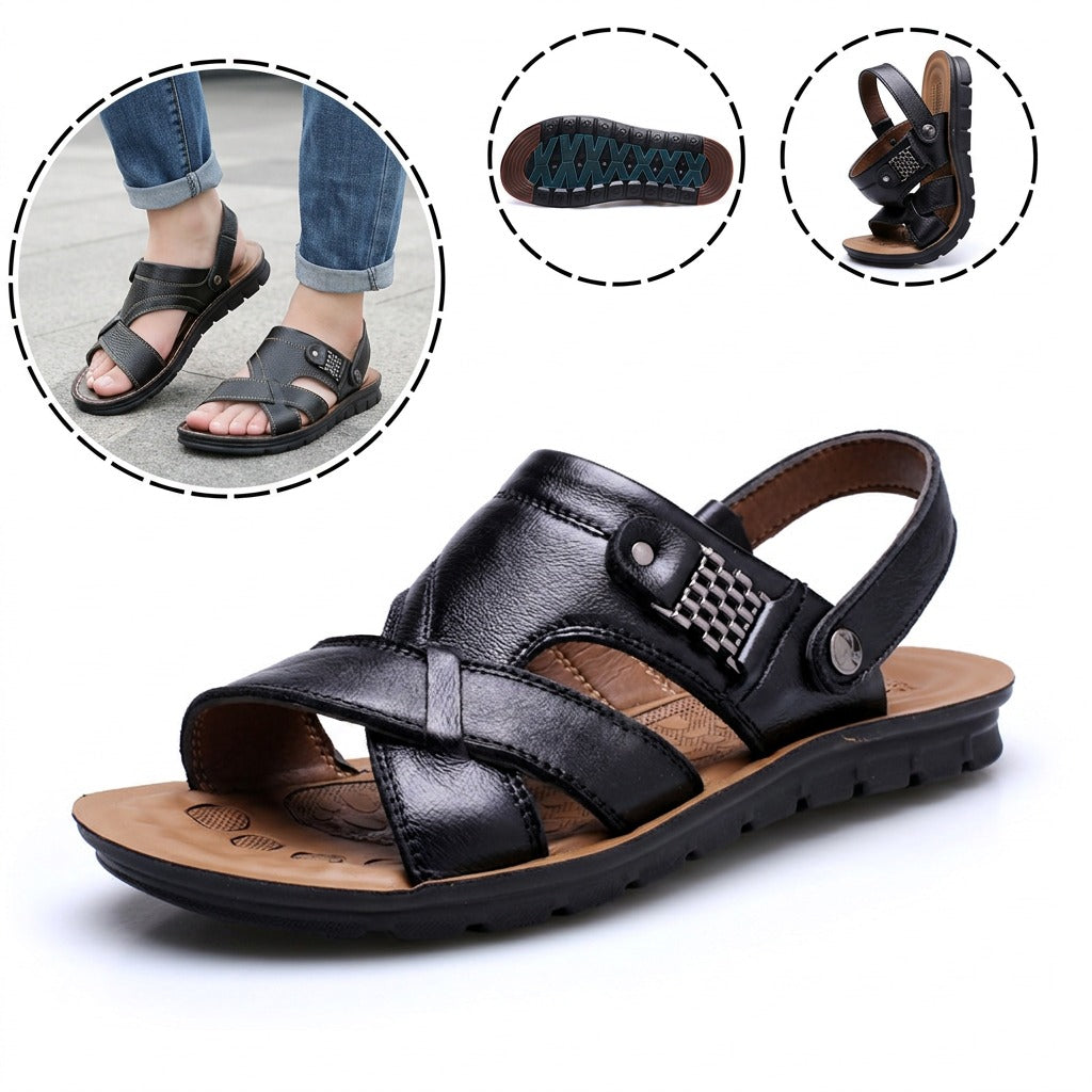 Sandalias antideslizantes y transpirables: con soporte para el arco del pie, que alivia el dolor; suaves y amortiguadoras.