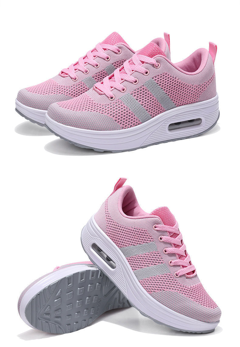 Zapatillas deportivas ortopédicas de malla — con soporte del arco y amortiguación protectora para las rodillas