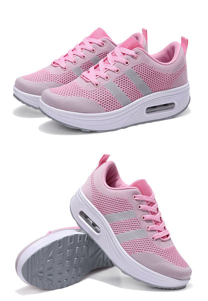 Zapatillas deportivas ortopédicas de malla — con soporte del arco y amortiguación protectora para las rodillas