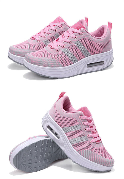 Zapatillas deportivas ortopédicas de malla — con soporte del arco y amortiguación protectora para las rodillas