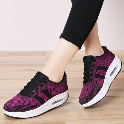 Zapatillas deportivas ortopédicas de malla — con soporte del arco y amortiguación protectora para las rodillas