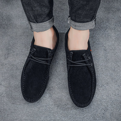 Zapatos ortopédicos casuales y cómodos — hechos a mano en cuero vacuno italiano con soporte para el arco plantar