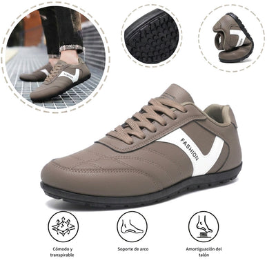 Zapatos deportivos ortopédicos casuales — con soporte para el arco plantar, combinan estilo y comodidad