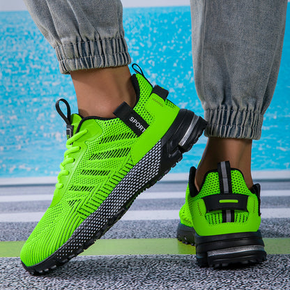 Zapatillas deportivas ortopédicas de malla — con soporte para el arco plantar y amortiguación que cuida las rodillas