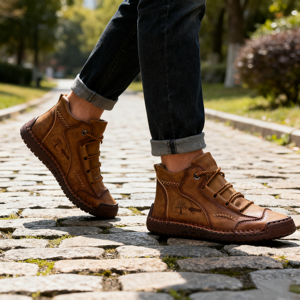 🔥Oferta por tempo limitado hoje: 70 % popust!  ⏰  - Calçado casual ZAPIEERS®, - Sapatos ortopédicos com design ergonómico - Couro premium + costura manual 👞