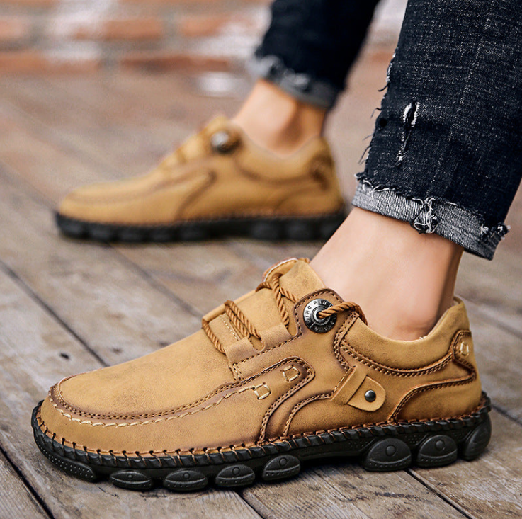 🔥50% de desconto hoje!⏰ Calçado casual unissexo👞 Leve e respirável - Ajuste confortável - Design ergonómico