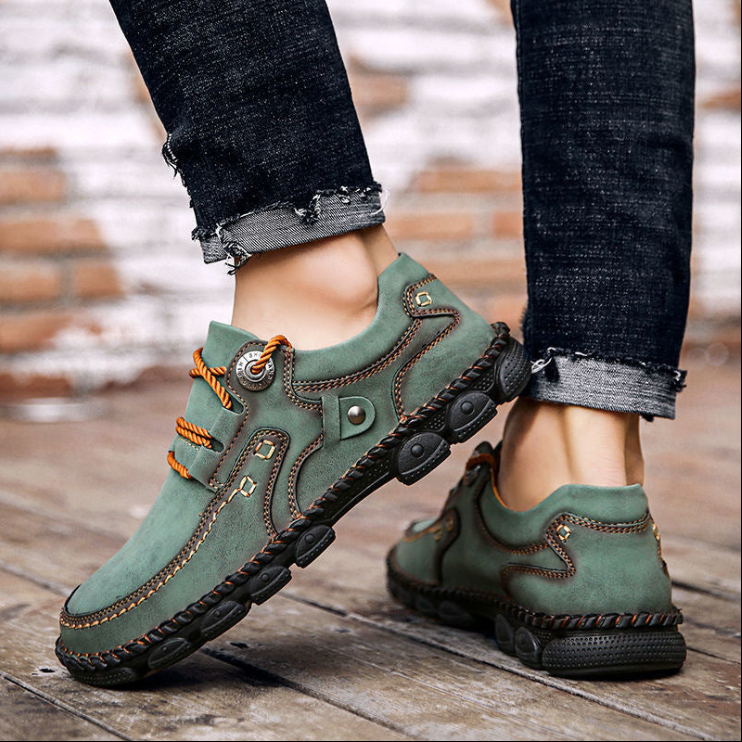 🔥50% de desconto hoje!⏰ Calçado casual unissexo👞 Leve e respirável - Ajuste confortável - Design ergonómico