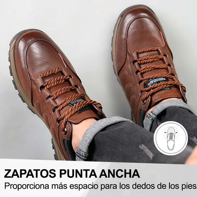 Zapatos de cuero para negocios ortopédicos