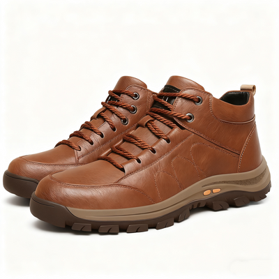 Zapatos ortopédicos de vestir: fabricados a mano en Italia con piel de vacuno; con soporte para el arco; antideslizantes y resistentes.