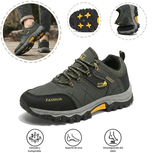 Zapatillas ortopédicas de trekking al aire libre — con soporte para el arco plantar y tracción antideslizante todoterreno
