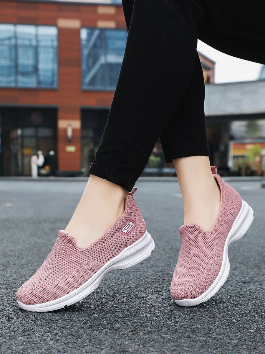 Zapatillas deportivas ortopédicas de malla: con soporte para el arco del pie, que alivia el dolor; amortiguación suave.