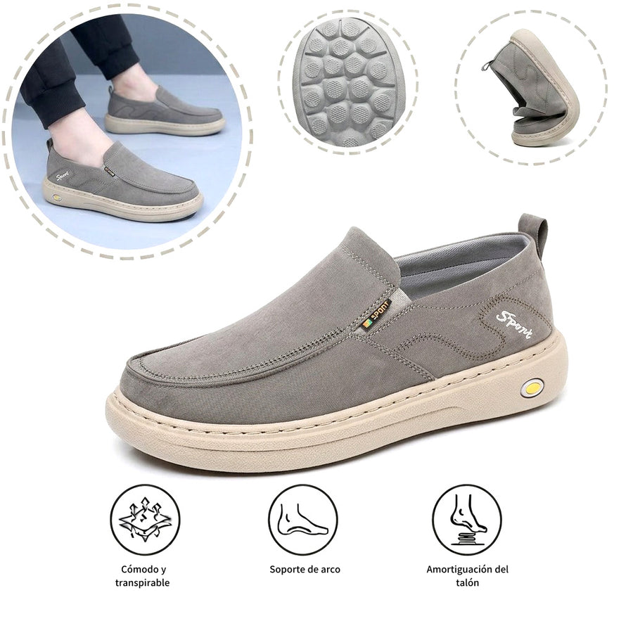 Zapatos ortopédicos cómodos: con soporte para el arco, que alivian el dolor y amortiguan los impactos en las rodillas.