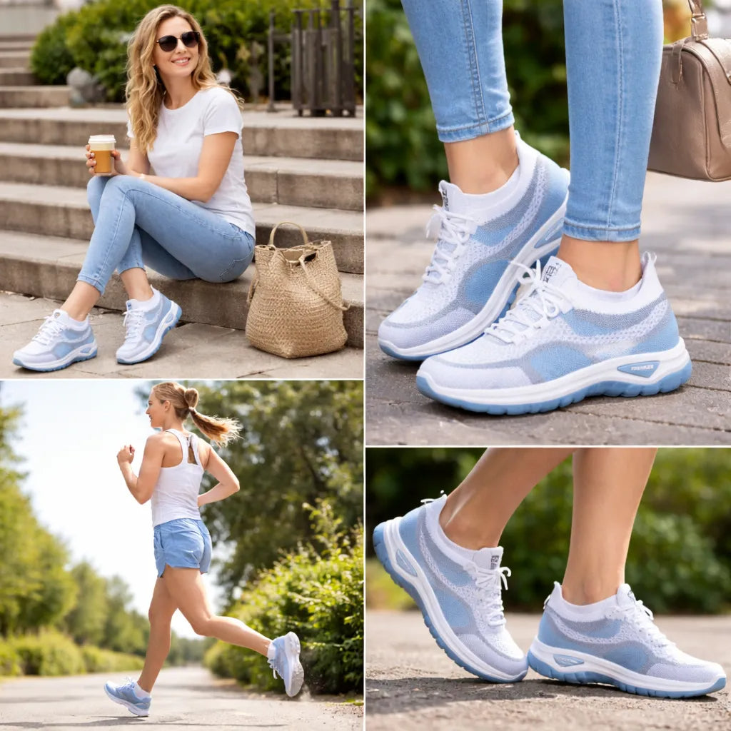 Zapatos correctores casuales en colores combinados