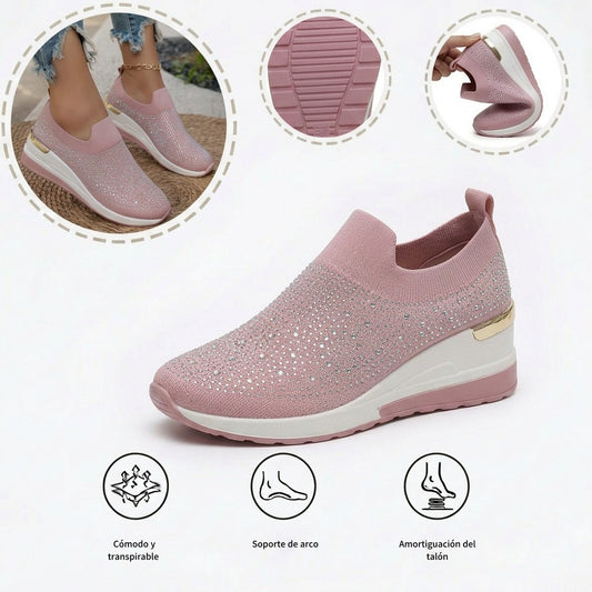 Zapatos ortopédicos casuales de malla — con soporte para el arco plantar, varios colores, fáciles de combinar