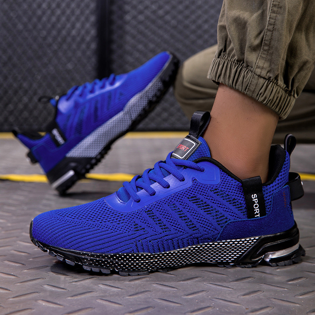 Zapatillas deportivas ortopédicas de malla — con soporte para el arco plantar y amortiguación que cuida las rodillas