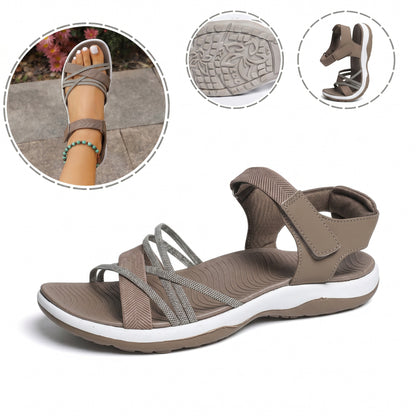 Sandalias ortopédicas ergonómicas — Con soporte para el arco que ayuda a aliviar el dolor de pies, estabilizar el talón y reducir la inestabilidad al caminar