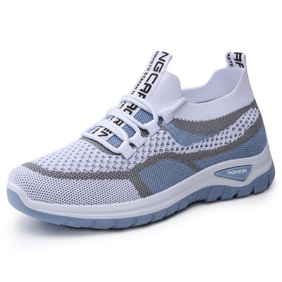 Zapatos correctores casuales en colores combinados — con soporte para el arco que permite caminar con comodidad.